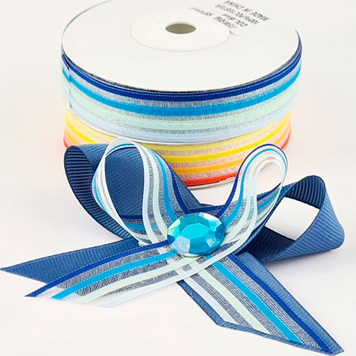 liston organza multicolor ombre