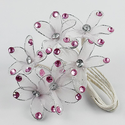 flor de organza 6200