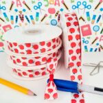 liston satin estampado manzana