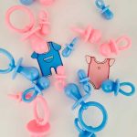 chupones de plastico opacos para baby shower