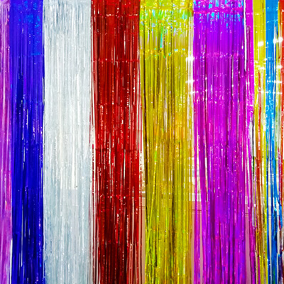 cortina de franja metalica