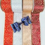 liston satin damask con alambre