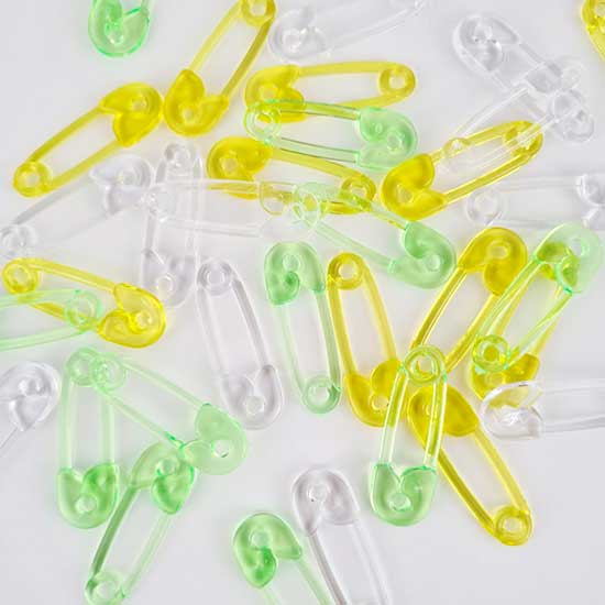 seguros de plastico para baby shower