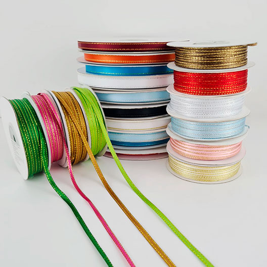 liston satin con filo