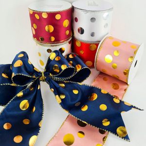 liston satin dotiado con alambre