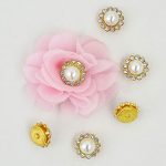 aplicacion de acrilico perla con piedra